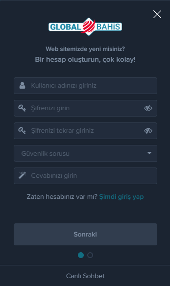 Globalbahis Giriş